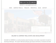 Tablet Screenshot of delaneynco.com